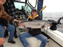King / Chinook Tyee caught with Ucluelet Charters